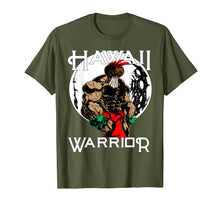 Load image into Gallery viewer, Hawaii Warrior Kanaka Maoli Native Hawaiian Helmet T Shirt