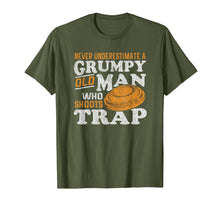 Load image into Gallery viewer, Clay Target Shirt Never Underestimate a Grumpy Old Man Gift