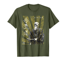 Load image into Gallery viewer, Aikido O Sensei T-shirt, Morihei Ueshiba Aikido Founder