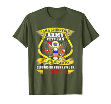 Load image into Gallery viewer, I'm A Grumpy Old Army Veteran T-Shirt Funny US Army