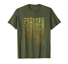 Load image into Gallery viewer, Egyptian Hieroglyphics Shirt - Ancient Egypt Shirt