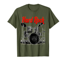 Load image into Gallery viewer, Drummer T-Shirt-Hard Rock Drum Set