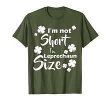 Load image into Gallery viewer, I'm not Short I'm Leprechaun Size Fun St Patty's Day T-Shirt T-Shirt-120494
