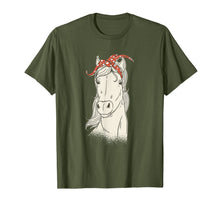 Load image into Gallery viewer, Cute Bandana Horse Horseback Riding T-Shirt-4081673