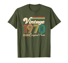 Load image into Gallery viewer, 50th Birthday Gift - Vintage 1970 - Retro Bday 50 Years Old T-Shirt-840780