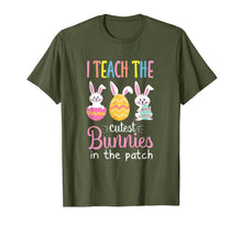 Load image into Gallery viewer, I Teach the Cutest Bunnies in the Patch Easter Teacher T-Shirt-633925