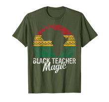 Load image into Gallery viewer, Black Teacher Magic Gift Pride History Month HBCU Educators T-Shirt-2265328