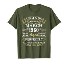 Load image into Gallery viewer, Legends Were Born In March 1960 60th Birthday Gifts T-Shirt-340903