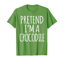 Load image into Gallery viewer, Funny Lazy Halloween Costume - Pretend Im A Crocodile Design T-Shirt