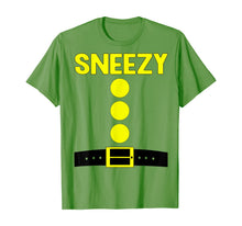 Load image into Gallery viewer, Sneezy Dwarf Halloween Costume Funny Gift Idea Sneezy Dwarf T-Shirt