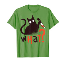 Load image into Gallery viewer, Funny Killer Cat With Knife Halloween Costume Men Women Gift T-Shirt