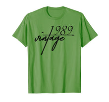 Load image into Gallery viewer, 30th Birthday Tshirt, Vintage 1989 Shirt, Gift Idea