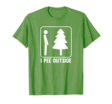 Load image into Gallery viewer, I Pee Outside Funny Camping T-Shirt