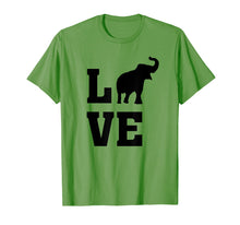 Load image into Gallery viewer, I Love Elephants - Animal Elephant Lover - Silhouette T-Shirt