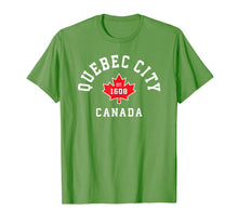 Load image into Gallery viewer, Quebec City Canada T-Shirt Canadian Flag Maple Leaf Gift Tee