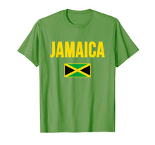 Load image into Gallery viewer, Jamaican Flag T-shirt Jamaica Souvenir Gift