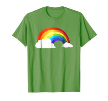 Load image into Gallery viewer, Rainbow T-Shirt - Shiny Rainbow in the Clouds