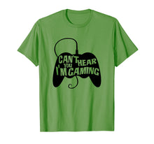 Load image into Gallery viewer, Can't hear you I'm gaming T Shirt for boy girls gamers