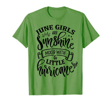 Load image into Gallery viewer, June Girls Are Sunshine Mixed Little Hurricane T-Shirt