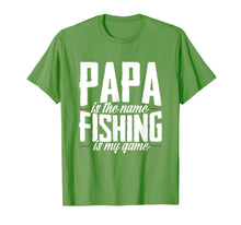 Load image into Gallery viewer, Papa Fishing Father Daddy Game Shirt