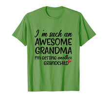 Load image into Gallery viewer, Grandma T-shirt Gender Reveal New Grandma Again Tees