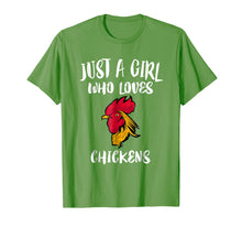 Load image into Gallery viewer, Just A Girl Who Loves Chickens T-Shirt Funny Rooster Gift