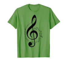 Load image into Gallery viewer, Treble clef Music Note t shirt