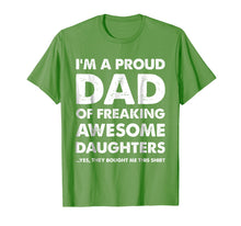 Load image into Gallery viewer, Mens Proud Dad T-Shirt - Father's Day Gift From Daughters to Dad