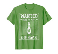 Load image into Gallery viewer, Bowling Wanted Poster 10 Pin Shirt For Men Or Women