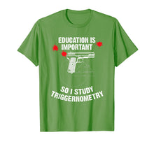 Load image into Gallery viewer, Gun Education - 2nd Amendment - I Study Triggernometry Guns T-Shirt