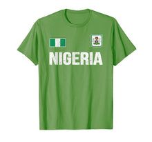 Load image into Gallery viewer, Nigeria T-shirt Nigerian Flag Souvenir Love Gift