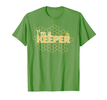 Load image into Gallery viewer, Bee t shirt I'm a Keeper funny beekeeper tee