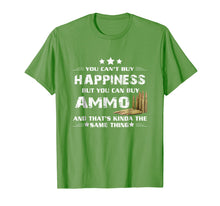 Load image into Gallery viewer, Gun Lover T-Shirt Ammo Is Happiness Tee Veteran Gift Apparel
