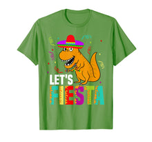 Load image into Gallery viewer, Let's Fiesta Mexican Dinosaur T Rex T Shirt