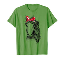 Load image into Gallery viewer, Horse Bandana T Shirt for Horseback Riding Horse Lover