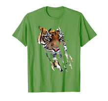 Load image into Gallery viewer, Bengal Tiger Face t-shirt Spirit animal Tiger paw print