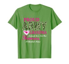 Load image into Gallery viewer, Proud Army grandma (white) T-Shirt