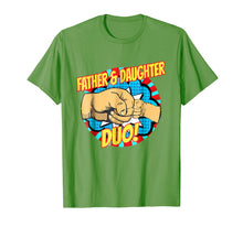 Load image into Gallery viewer, Fathers Day Shirt Superhero Father Daughter Duo Dad Tee