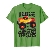 Load image into Gallery viewer, I Love Monster Trucks | Cute Bigfoot Trucks T-shirt Gift