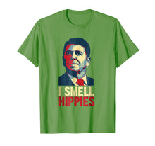 Load image into Gallery viewer, I Smell Hippies Shirt Ronald Reagan Tshirt