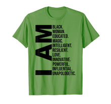 Load image into Gallery viewer, I Am Black Woman Black History Month Educated Black Girl T-Shirt-239261