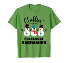 Load image into Gallery viewer, Chillin' With My Preschool Snowmies T-Shirt