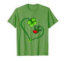 Load image into Gallery viewer, St Patricks Day I Love You ASL Sign Language T-Shirt-2425622