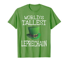 Load image into Gallery viewer, World's Tallest Leprechaun Funny St Patrick's Day Boys Men T-Shirt-977316