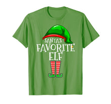 Load image into Gallery viewer, Santa's Favorite Elf Group Matching Family Christmas Gift T-Shirt