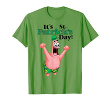 Load image into Gallery viewer, Spongebob St. Patrick's day T-shirt T-Shirt-3281