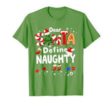 Load image into Gallery viewer, Funny Christmas Shirts Dear Santa Define Naughty Matching T-Shirt-1499553