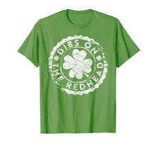 Load image into Gallery viewer, Dibs On The Redhead Stamp Gift St Patricks Day Drinking T-Shirt-494376