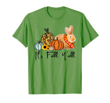Load image into Gallery viewer, It's Fall Y'all Bunny Leopard Pumpkin T-Shirt