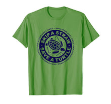 Load image into Gallery viewer, Plastic Straw Shirt - Skip A Straw Save A Turtle T-Shirt
